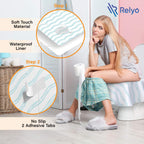 Disposable Toilet Seat Cover for Travel – 20 Pack with Covers Wrapped in Sets of 2, Non-Flushable Liners, Fits Most Seats – Kids, Toddlers, Adults (Waves, 20)