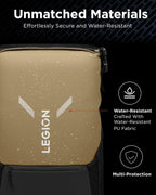Legion Gaming Laptop Backpack GB500, Expandable Capacity up to 25L, Fits 16-Inch Laptops, Water Resistant