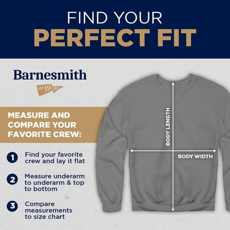 Crewneck Sweatshirt for College, Heritage Logo, Adult Unisex