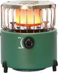 Camping Heater, 2-In-1 Portable Propane Heater & Stove, Propane with Handle, Adjsutable Vents and Removable Flames for Camping Fishing Hiking Hunting, Tent For