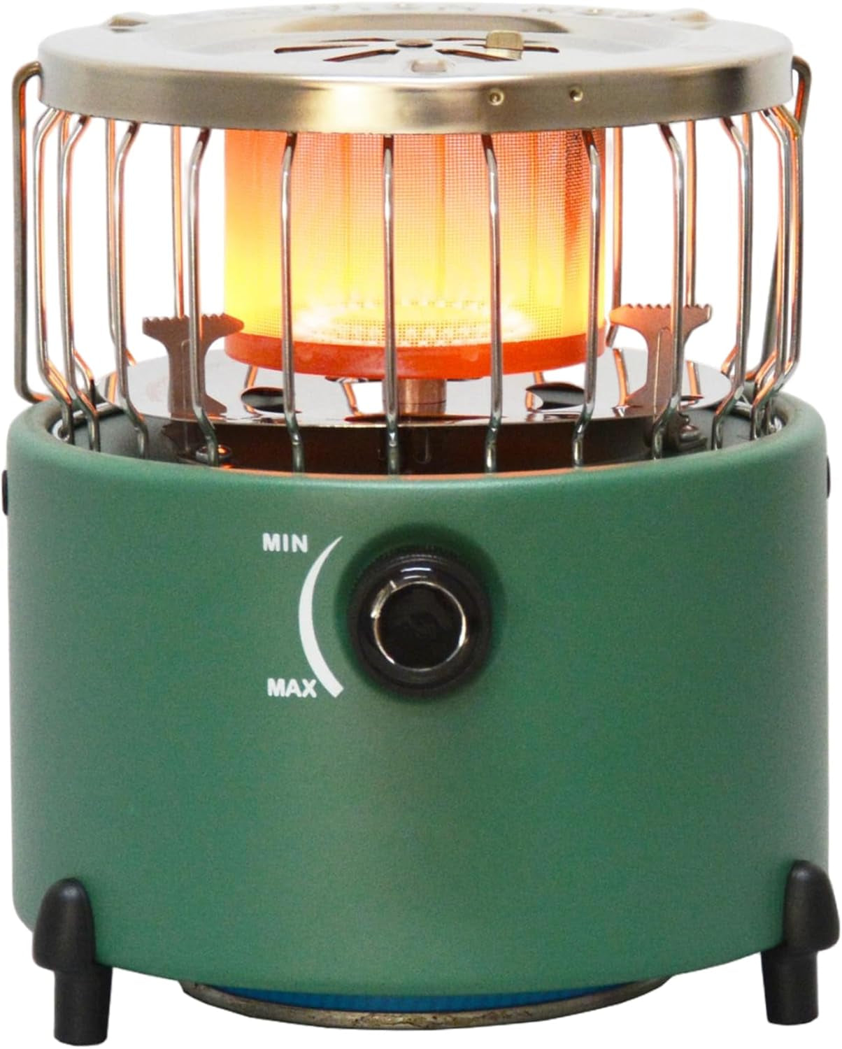 Camping Heater, 2-In-1 Portable Propane Heater & Stove, Propane with Handle, Adjsutable Vents and Removable Flames for Camping Fishing Hiking Hunting, Tent For