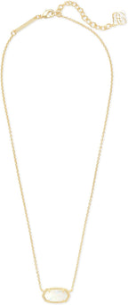 Kendra Scott Elisa Pendant Necklace for Women, Fashion Jewelry, 14K Gold-Plated