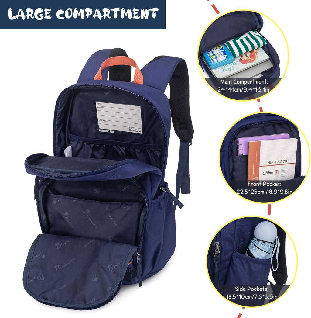 Kids Backpack for Boys Girls Elementary Kindergarten School Bag Lightweight Children Daypack