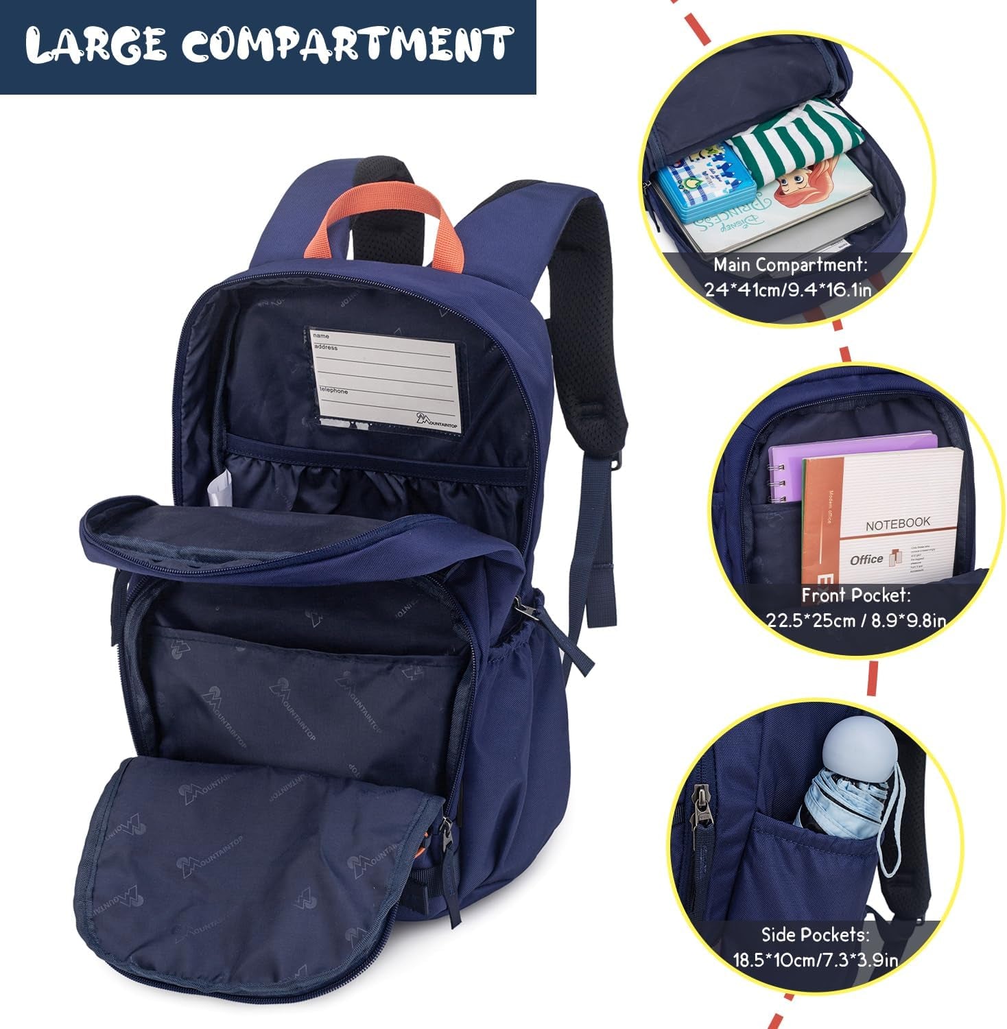 Kids Backpack for Boys Girls Elementary Kindergarten School Bag Lightweight Children Daypack