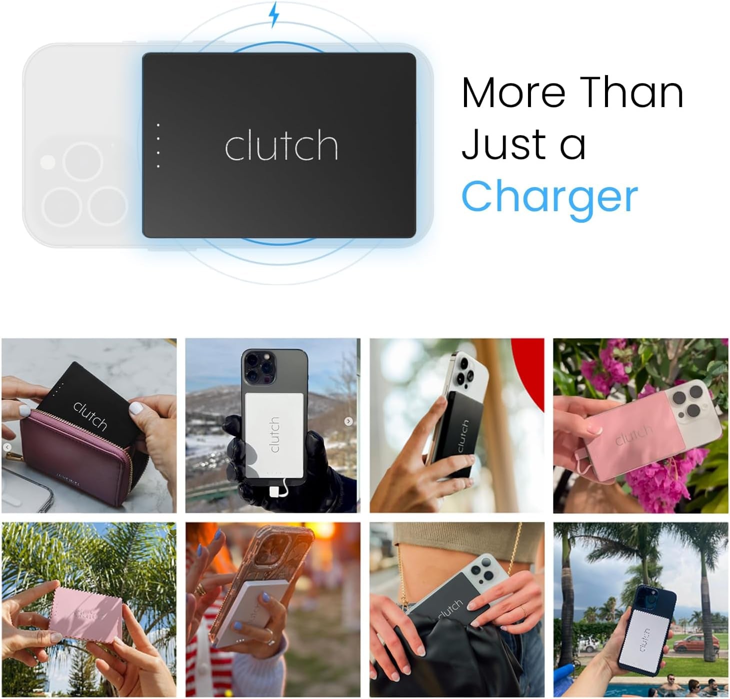 Pro – World'S Thinnest Portable Charger – USB-C Power Bank 5000Mah – Magnetic Built-In Cable – TSA Approved Travel Charger – Iphone 15/16/17 & Android – Black