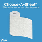 Multi-Surface Cloth Paper Towels, 12 Triple Rolls, 165 Sheets per Roll (2 Packs of 6)
