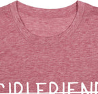 Girlfriend Fiancee Wife Shirt Women Bride Honeymoon Gift | Wifey Shirt for Women Bride Tshirt Vacation Tees Valentine Gift