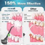 Water Dental Flosser Teeth Pick - 4 Modes Dental Oral Irrigator, Portable & Rechargeable IPX7 Waterproof Personal Orthodontic Supplie Water Teeth Cleaner Picks for Home Travel