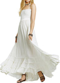 Womens Summer Boho Sexy Backless Long Dresses