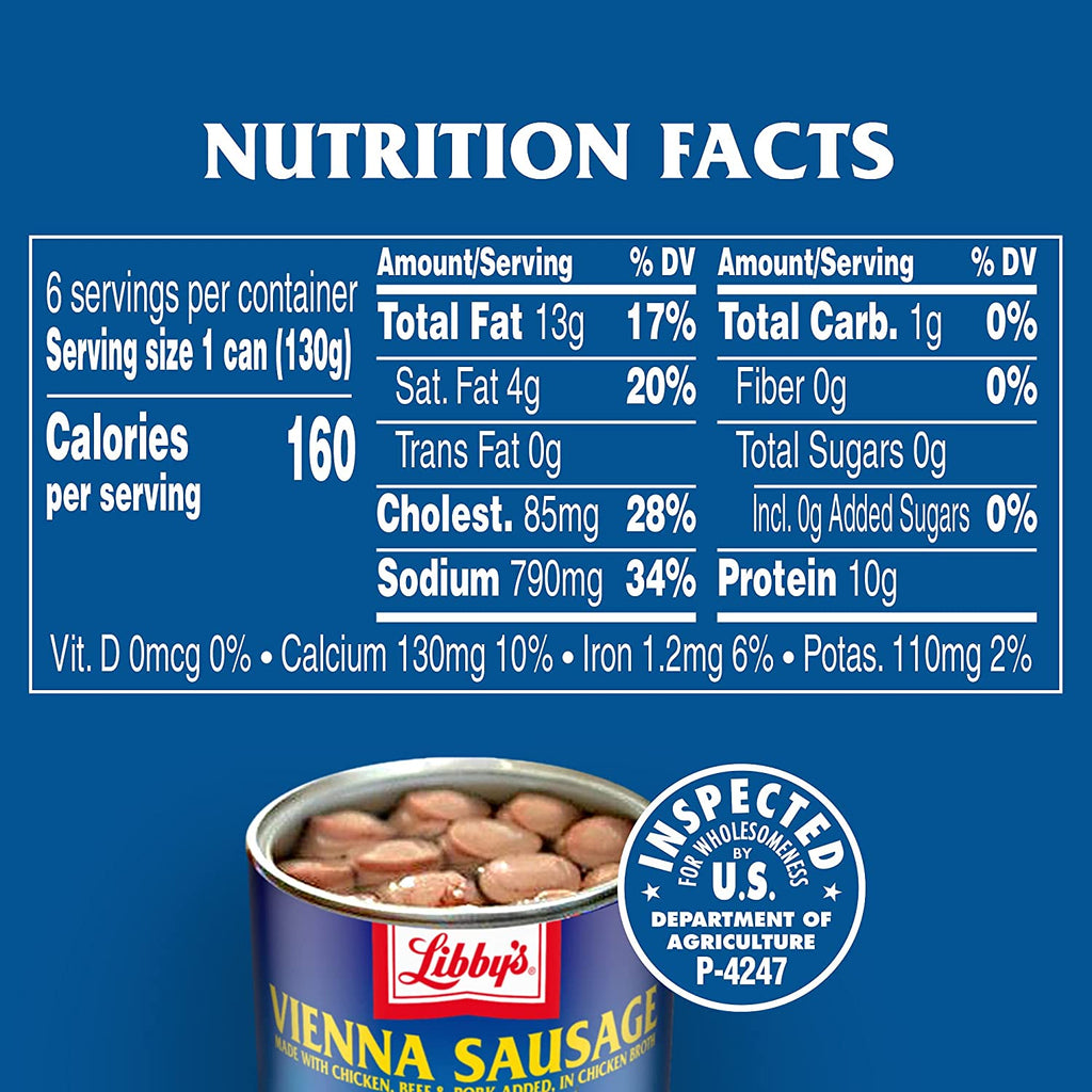 Vienna Sausages, 4.6 Oz. 6-Count