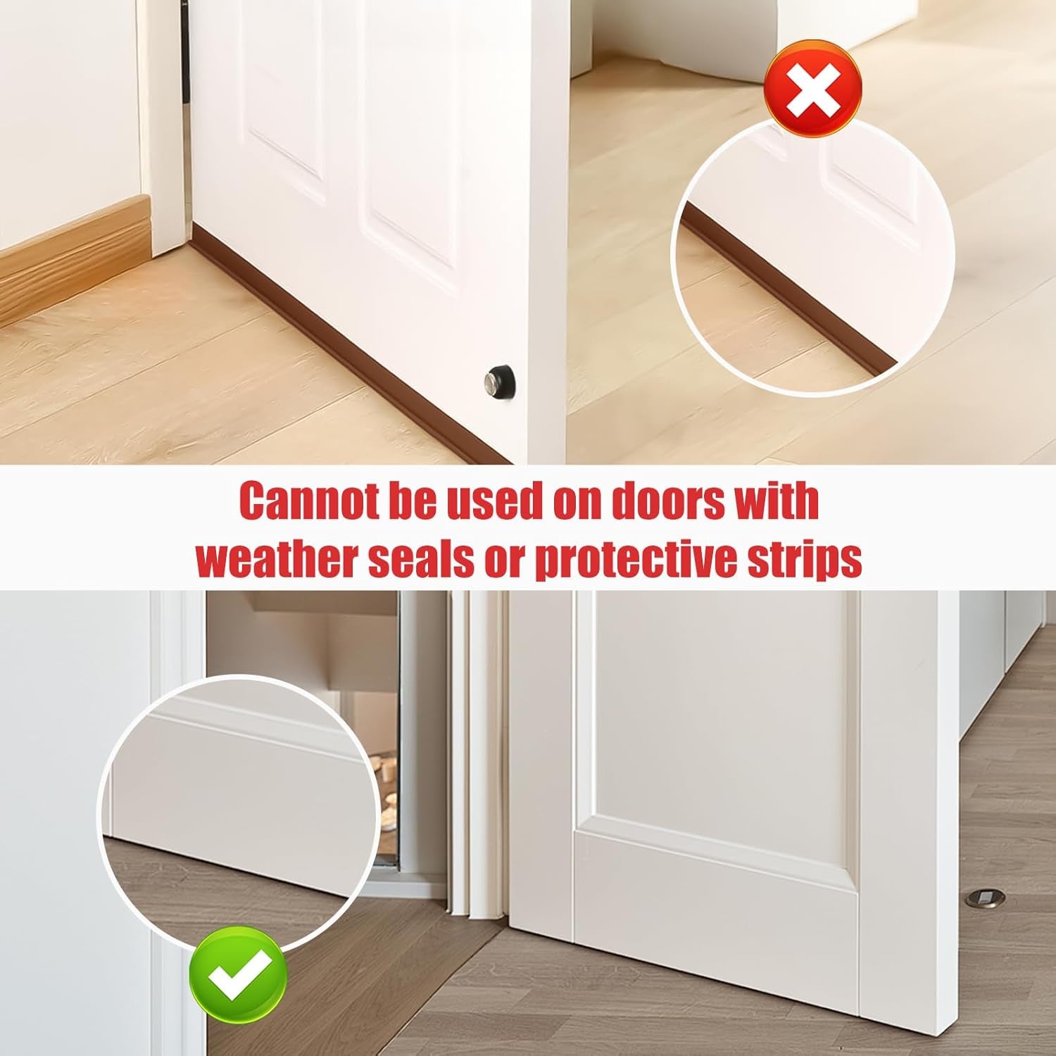 Door Stoppers Security, Portable Door Lock for Travel anti Theft Door Blocker, for Home Security and Personal Protection (Built-In Alarm Device)