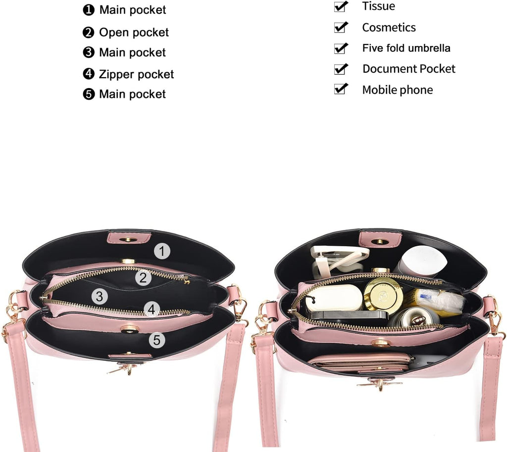 Small Crossbody Bags for Women Fashion Purses for Teenage Girls Lightweight Handbags Shoulder Bag