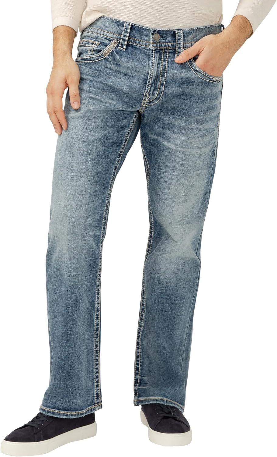 Men'S Zac Relaxed Fit Straight Leg Jean - Legacy