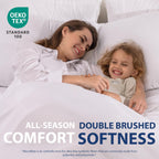 Essentials Ultra Soft Hypoallergenic Wrinkle Resistant Double Brushed Microfiber Bedding Sheet Set, Blush,3 Pcs Twin