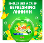Flings Laundry Detergent Soap Pacs HE Compatible Long Lasting Scent, Original Scent, 76 Count