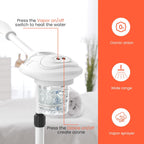 Professional Facial Steamer with Ozone, Vapor Ozono Facial Steamer Professional for Clean Skin, Firm Pores, Esthetician Steamer for Home or Salon Use, Adjustable Height and Angle,White