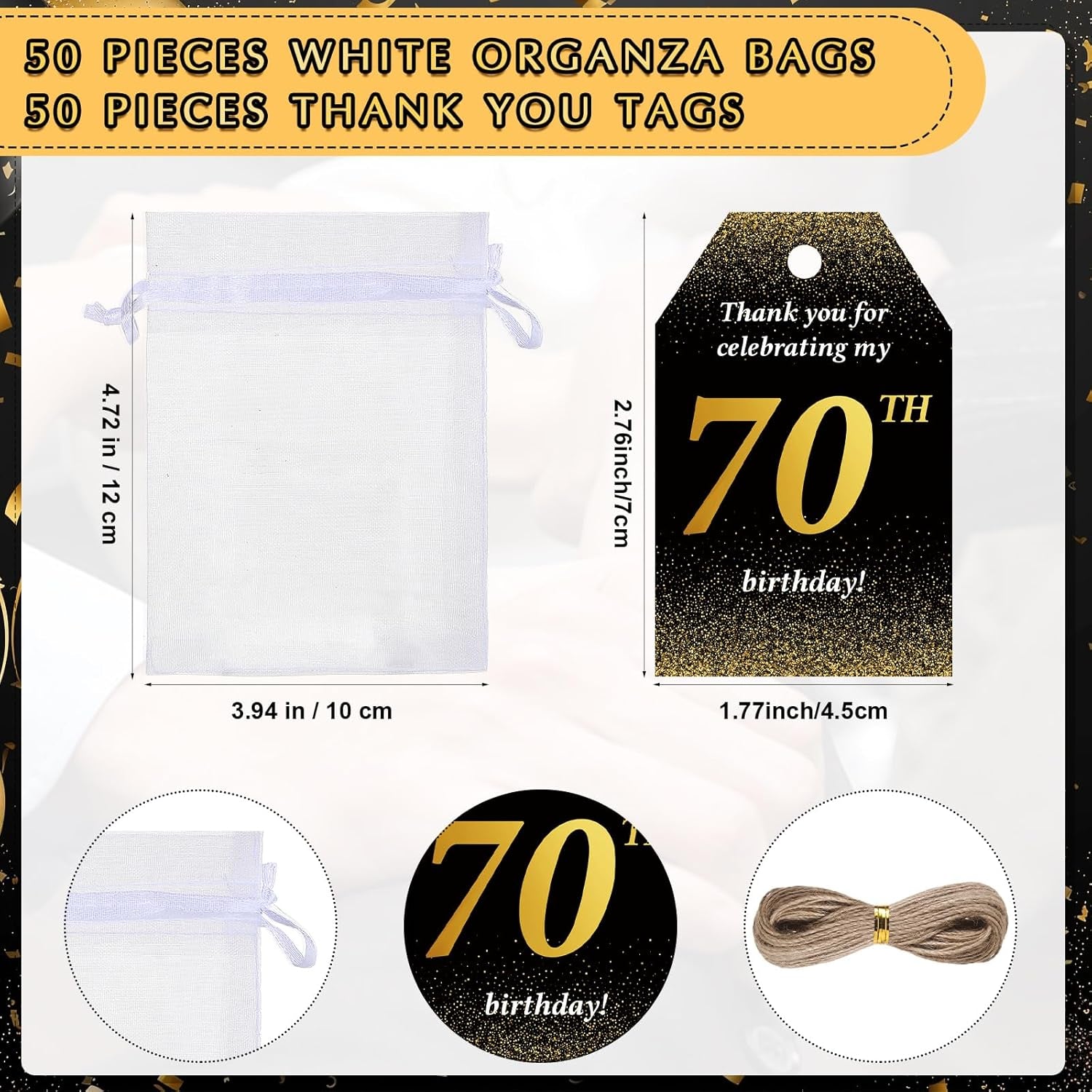 50 Sets 70Th Birthday Party Favors for Guests Include Birthday Beer Opener Keychain Cheers to 70 Bottle Opener Keychain with Thank You Cards and Gift Bag for Party Wedding Gifts