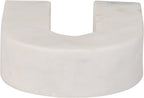 Marble Horseshoe Tabletop Decor White, Contemporary, 5" L X 2" W X 6" H