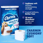 Ultra Soft Cushiony Touch Toilet Paper, 30 Family Mega Rolls = 153 Regular Rolls