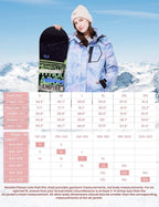Women'S Waterproof Ski Jacket Warm Winter Coats Windproof Winter Jackets for Women Fleece Lined Windbreaker with Hood