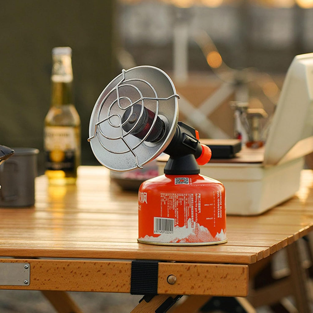 RDTGHY 1Set Portable Gas Heater Stainless Steel Mini Heater Fast Heating Compact Design for Outdoor Camping Emergency Heat Source