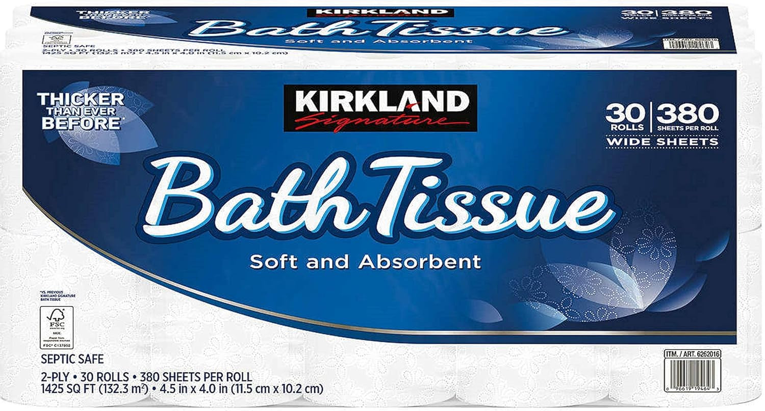 2-Ply Bath Tissue, 30 Rolls
