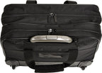15.6" Rolling Laptop Bag for Travel and Business, Briefcase with Wheels, Adjustable Locking Handle, Black