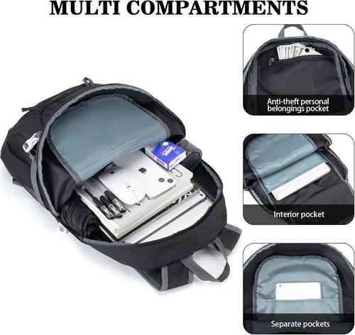 35L Ultra Lightweight Foldable Packable Hiking Backpack | Travel Backpack, Survival Whistle, Water-Resistant, Camping Daypack, Outdoor Sports, 0.88 Pounds, Men & Women