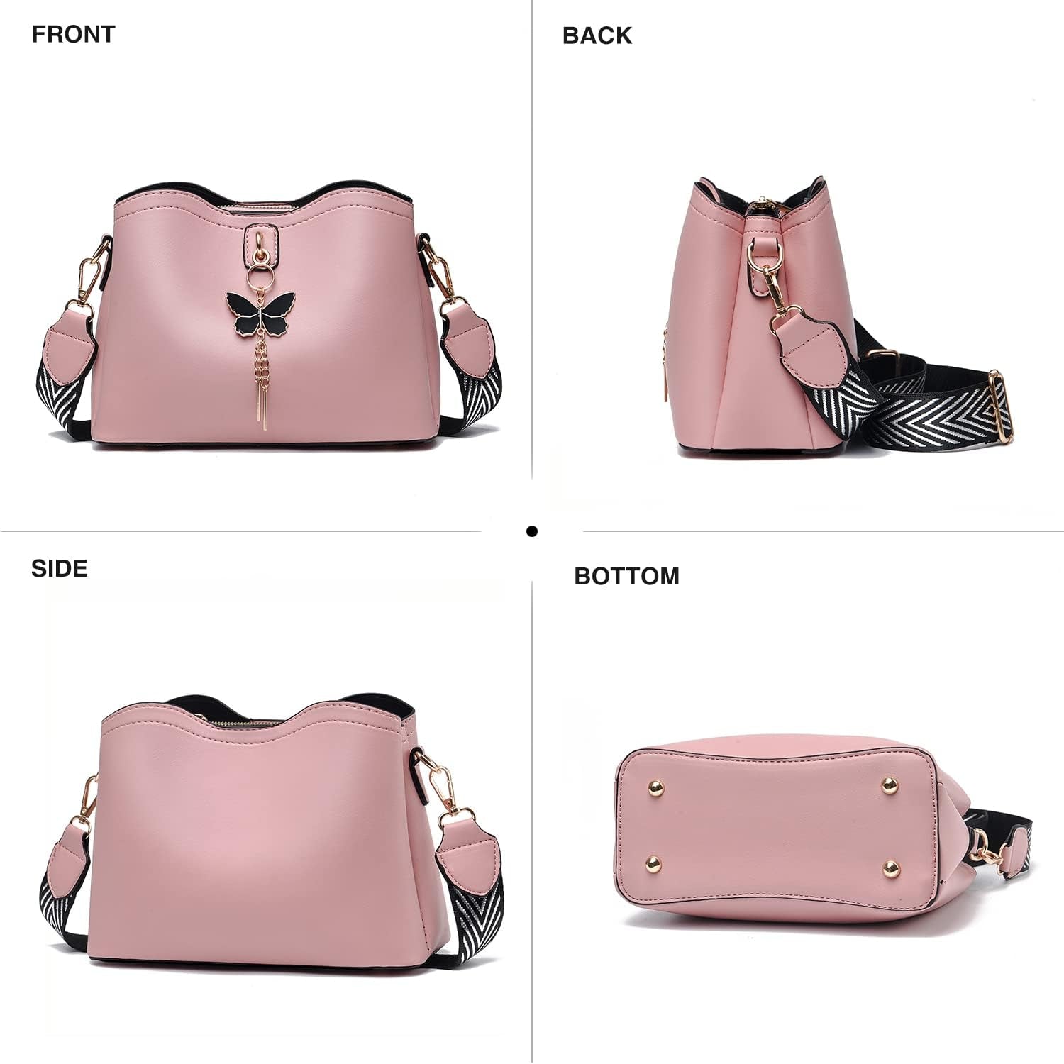 Small Crossbody Bags for Women Fashion Purses for Teenage Girls Lightweight Handbags Shoulder Bag