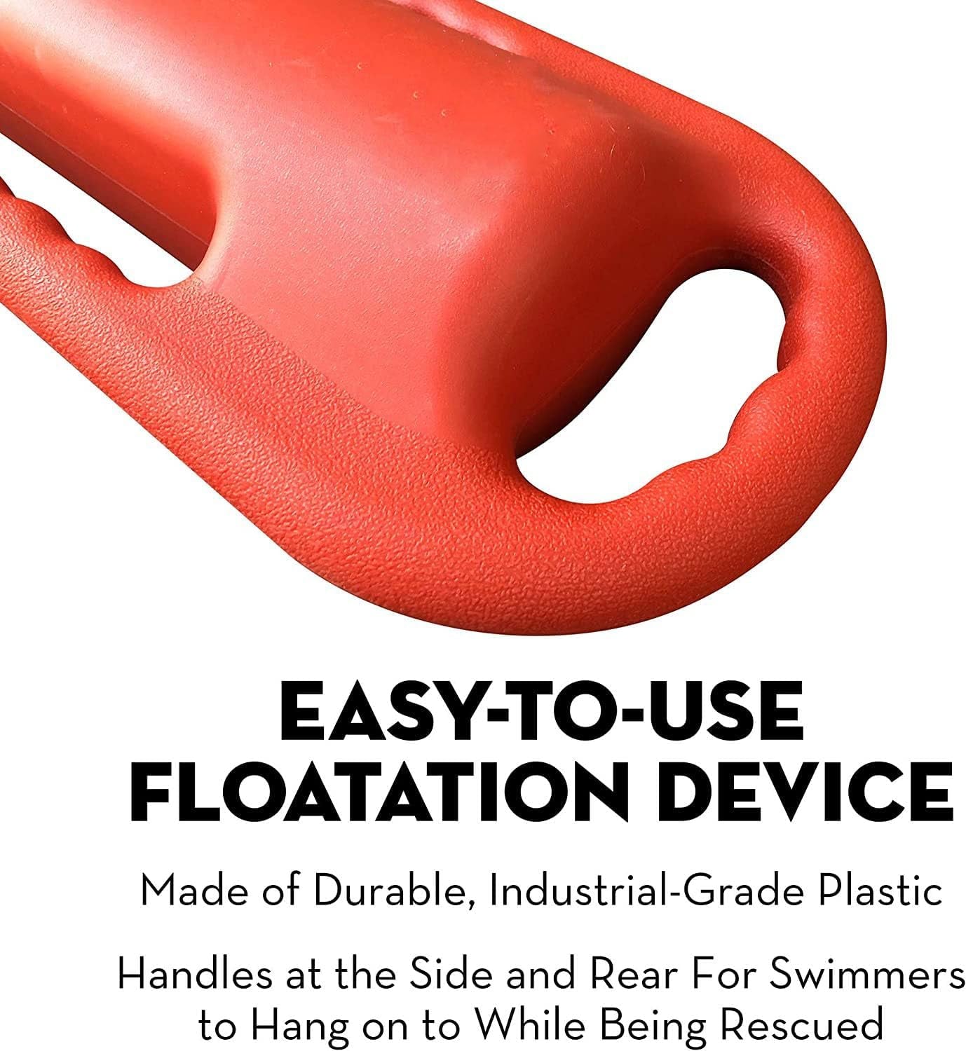 3 Handle Rescue Can Swimming Float Rescue Buoy 220N for Water Life Saving Safe Swim Training Swim Buoy Safety Float with Adjustable Waist Belt