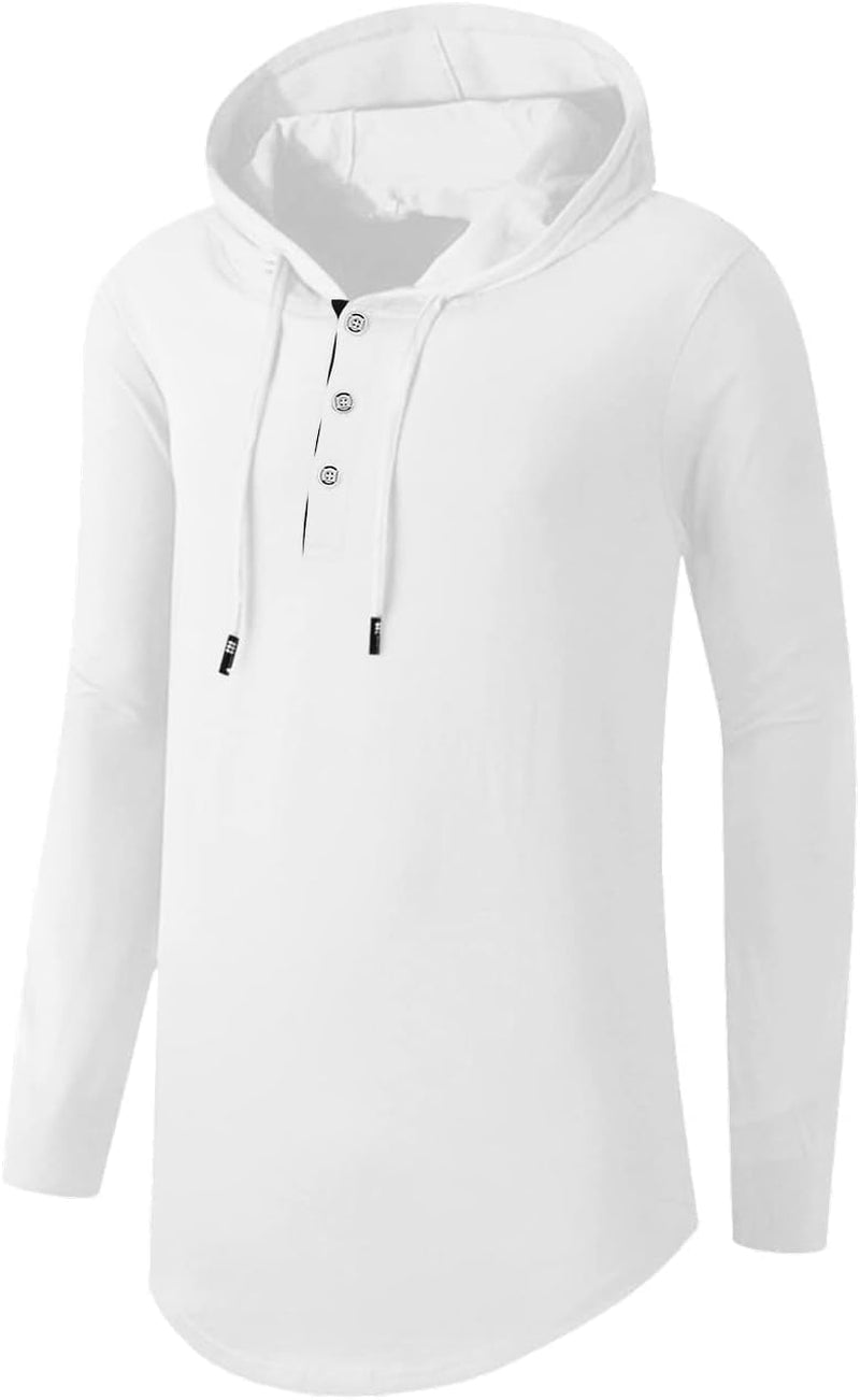Men'S S-5X Short&Long Sleeve Athletic Casual plus Size Hoodies Sport Sweatshirt Hooded T-Shirts