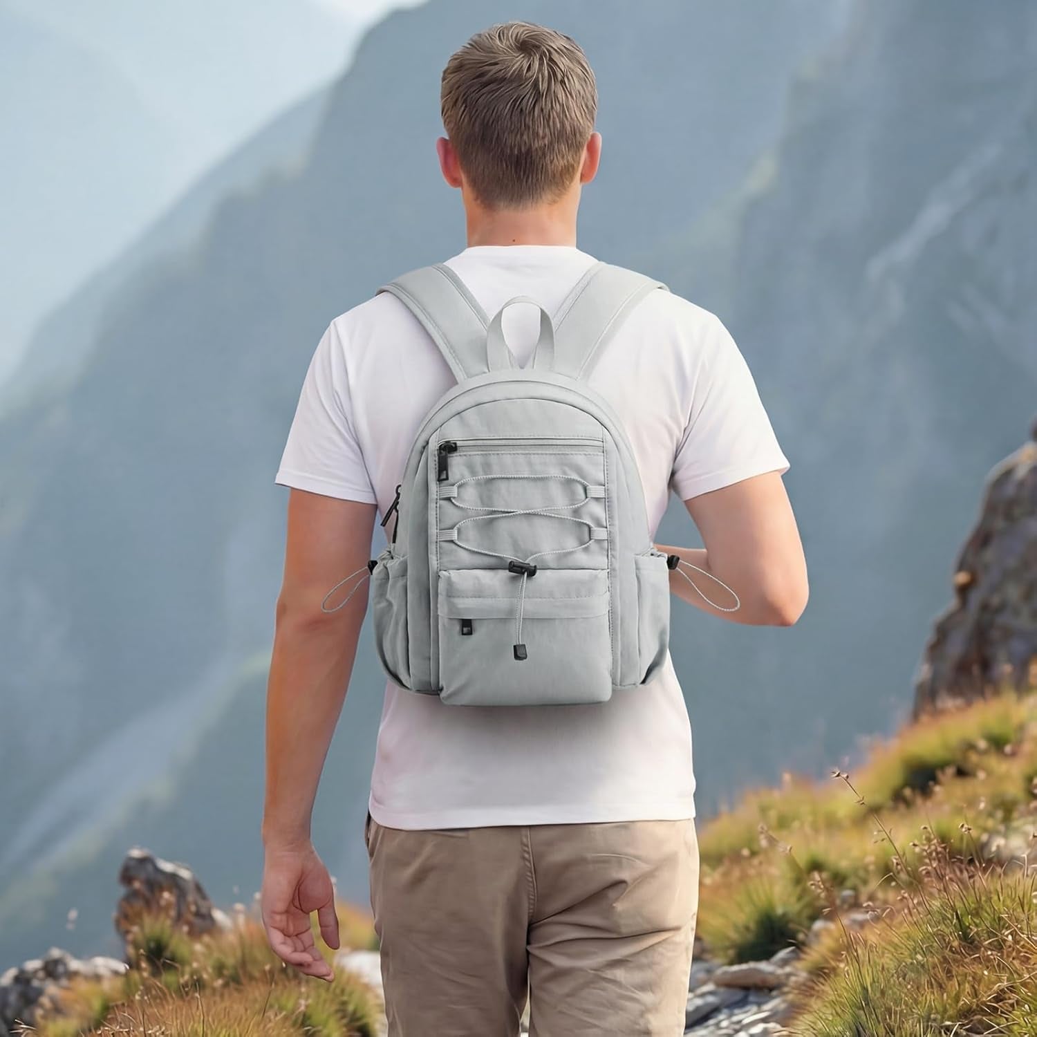 10L Small Hiking Backpack for Women Men | Mini Lightweight Travel Casual Daypack, Water Repellent Fabric, Fits 11" Tablet