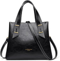 Women Crossbody Handbags Genuine Leather Satchel Handbags for Women Top-Handle Shoulder Tote Purses