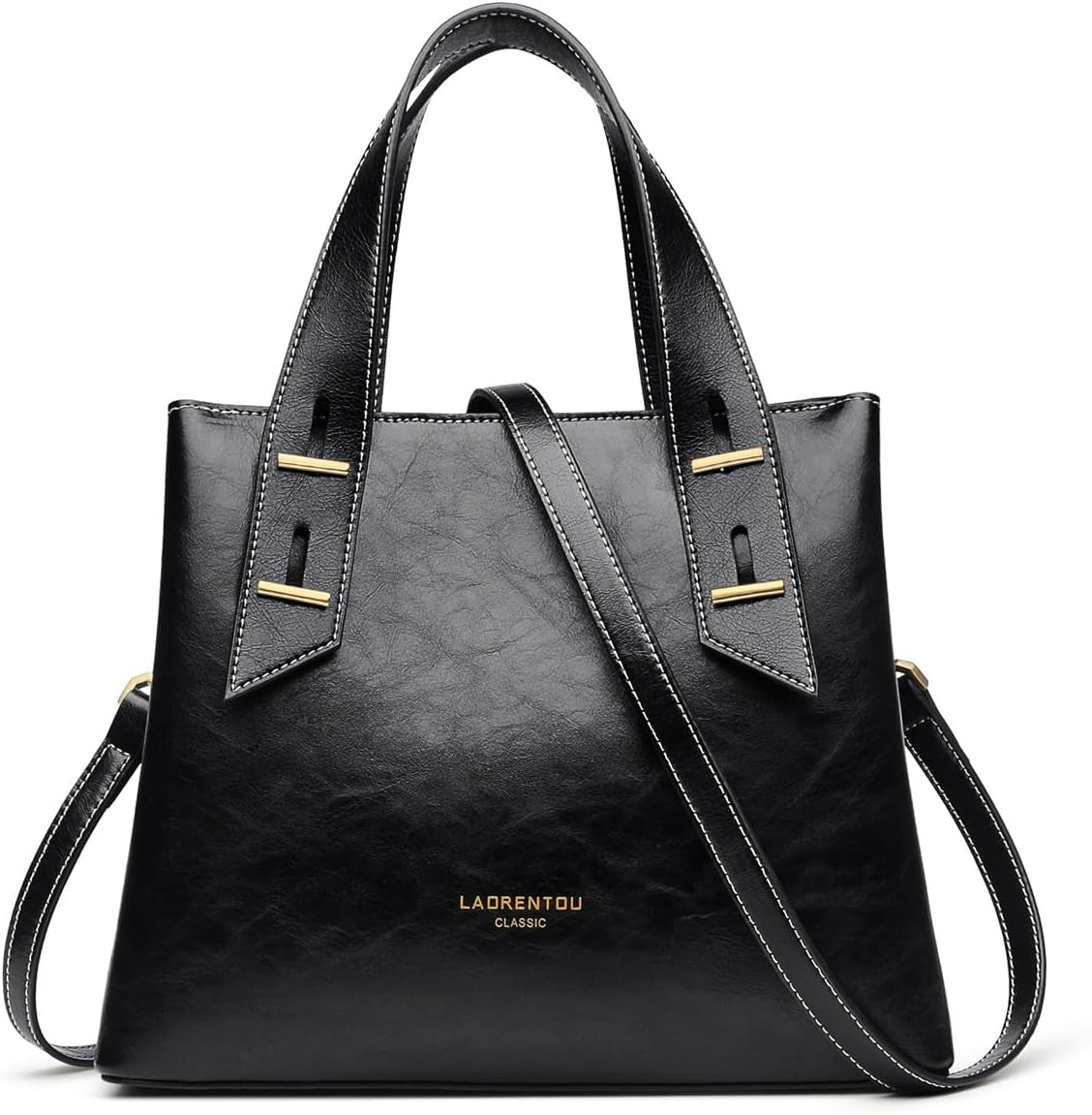 Women Crossbody Handbags Genuine Leather Satchel Handbags for Women Top-Handle Shoulder Tote Purses