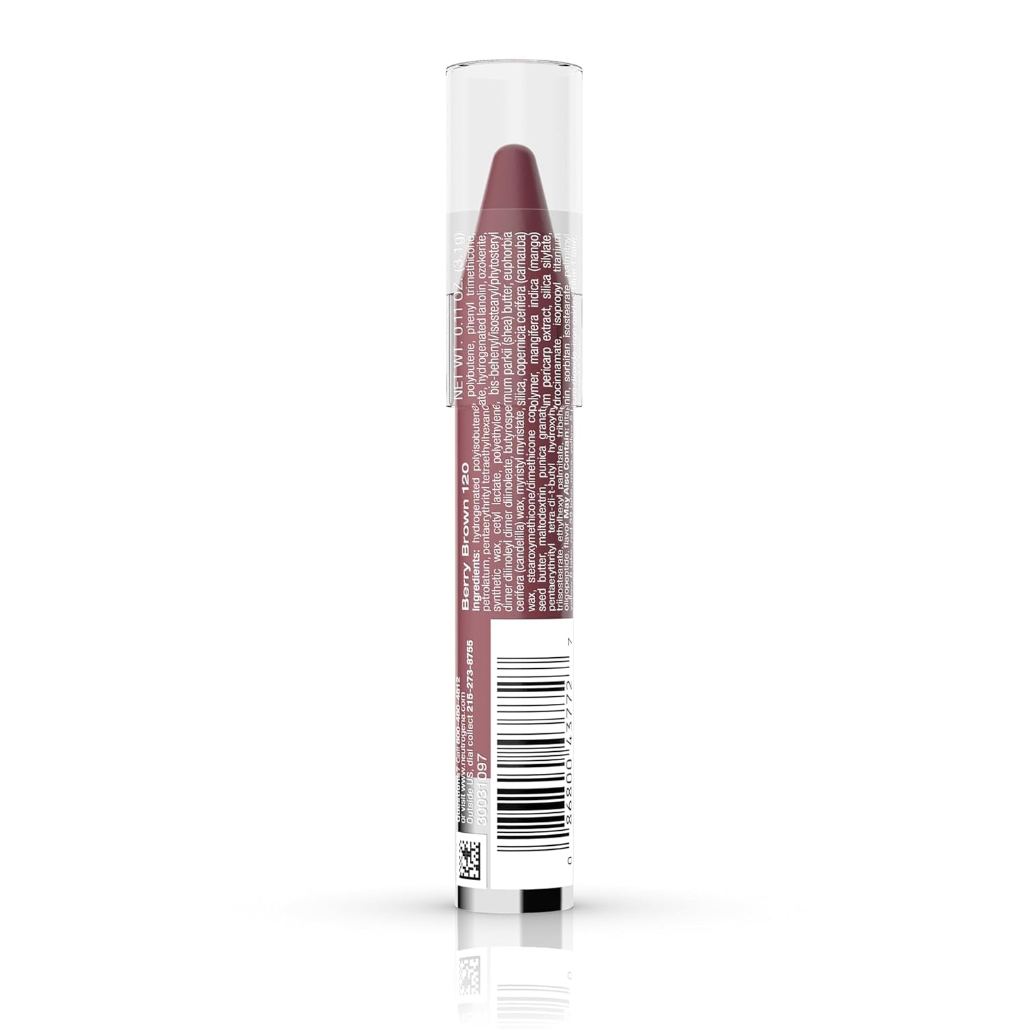 Neutrogena Moisturesmooth Color Stick, 120 Berry Brown, .011 Oz, 36 Pack