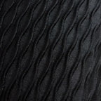 Black Vertical Ripple Striped Decorative Pillow Covers: Pack of 2 22X22 Inch Velvet Square Throw Pillow Cases for Farmhouse Couch Sofa Bed Living Room Home Decor