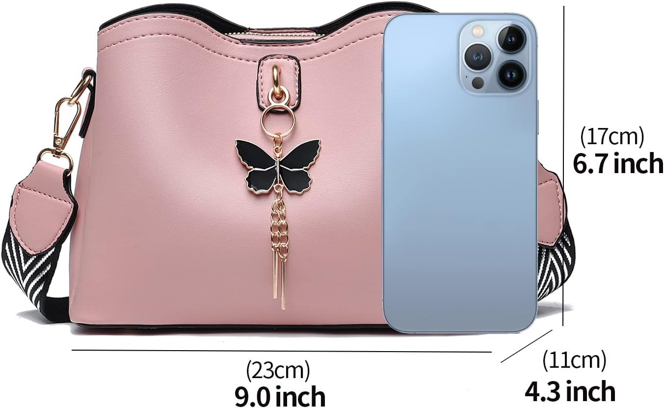Small Crossbody Bags for Women Fashion Purses for Teenage Girls Lightweight Handbags Shoulder Bag