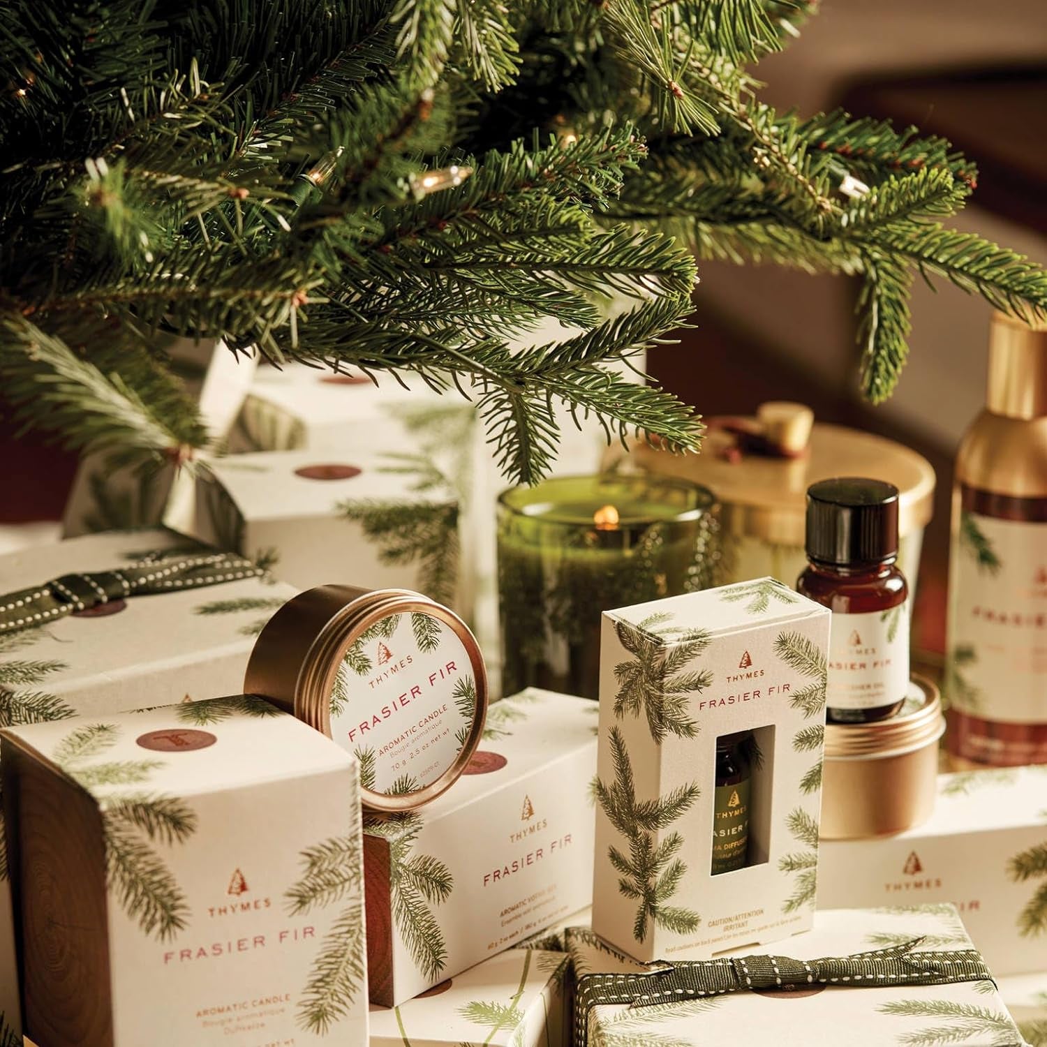 Thymes Frasier Fir Fragrant Refresher Oil - Aromatherapy Oil - Long Lasting Scent (1 Fl Oz)