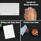 Desk Pad, 35.5" X 17" PU Leather Desk Mat, XXL Extended Mouse Pad, Waterproof Desktop Blotter Protector, Non-Slip Ultra Thin Large Laptop Keyboard Writing Mat for Office Home, Black