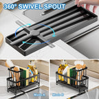 Sponge Holder for Kitchen Sink - Sink Organizer and Caddy for Home and Kitchen Storage Organization