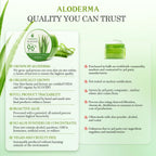Aloe Vera Gel Made within 12 Hours of Harvest with 96% Pure Organic Aloe Vera for Skin, Scalp, & Hair, Soothing Aloe Face Moisturizer, Multipurpose, Hydrating Aloe Gel, 7.05Oz