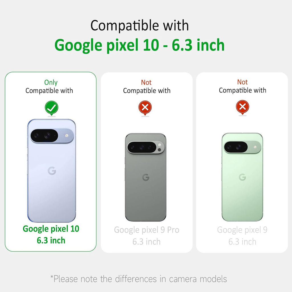For Google Pixel 10 Crossbody Case Clear Adjustable Shoulder Neck Lanyard Strap Phone Cover for Women Girls Transparent Soft Slim Shockproof Protective Mobile Case for Pixel 10 - Beige