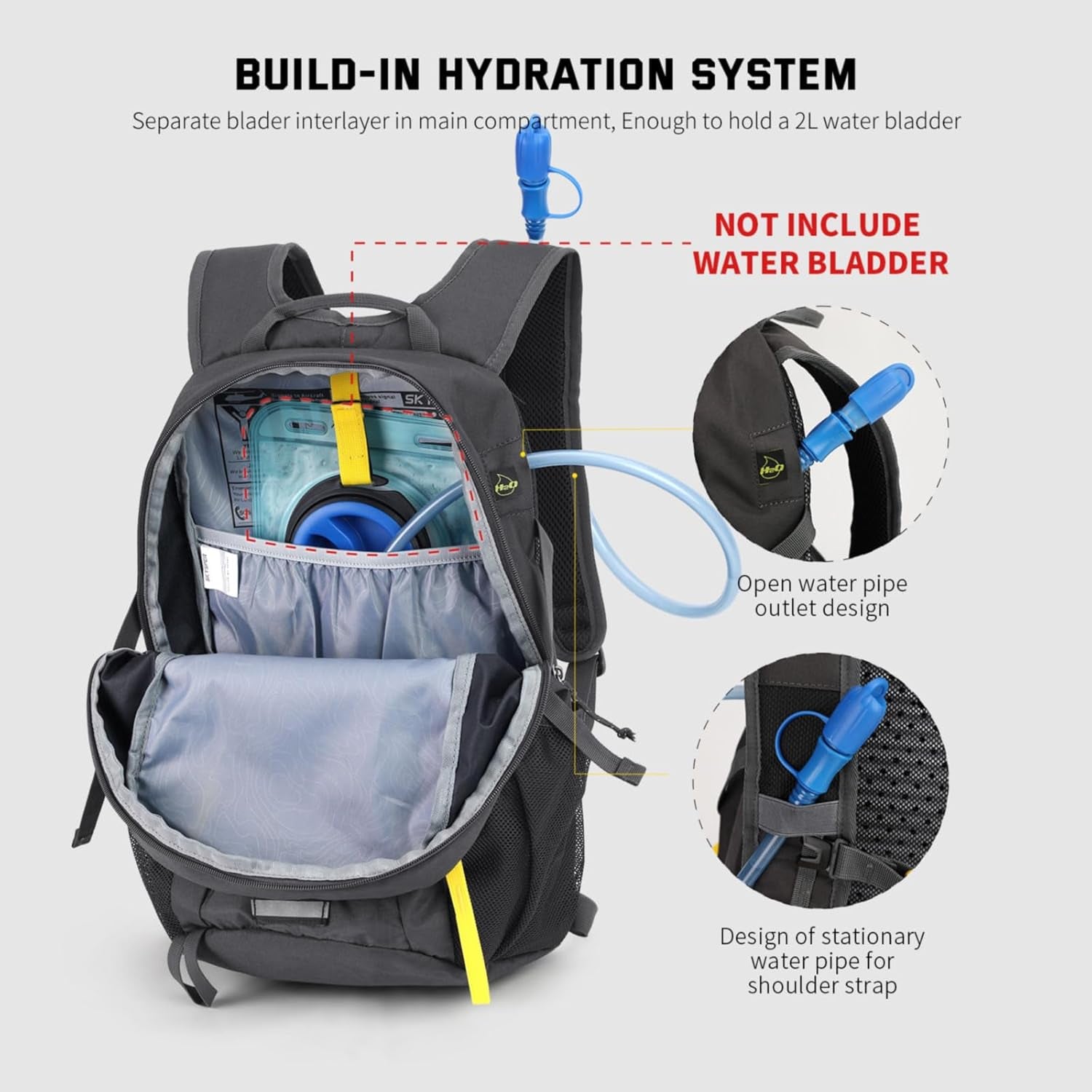 Small Hiking Backpack, 20L Lightweight Travel Backpacks Hiking Daypack for Women Men