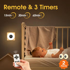 【2 Pack】 Bathroom Clock,10 Levels Dimmable+3 Light Colors+Remote Shower Clock+Bathroom Shower Timer, 90 Lumen Shower Lights, Aora Night Light, Small Clock Plug in Timer, Dimmable Night Light