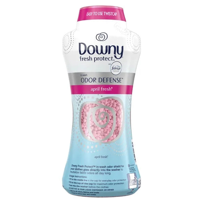 Downy Fresh Protect in Wash Booster Beads with Febreze, April Fresh Scent, 34 Oz