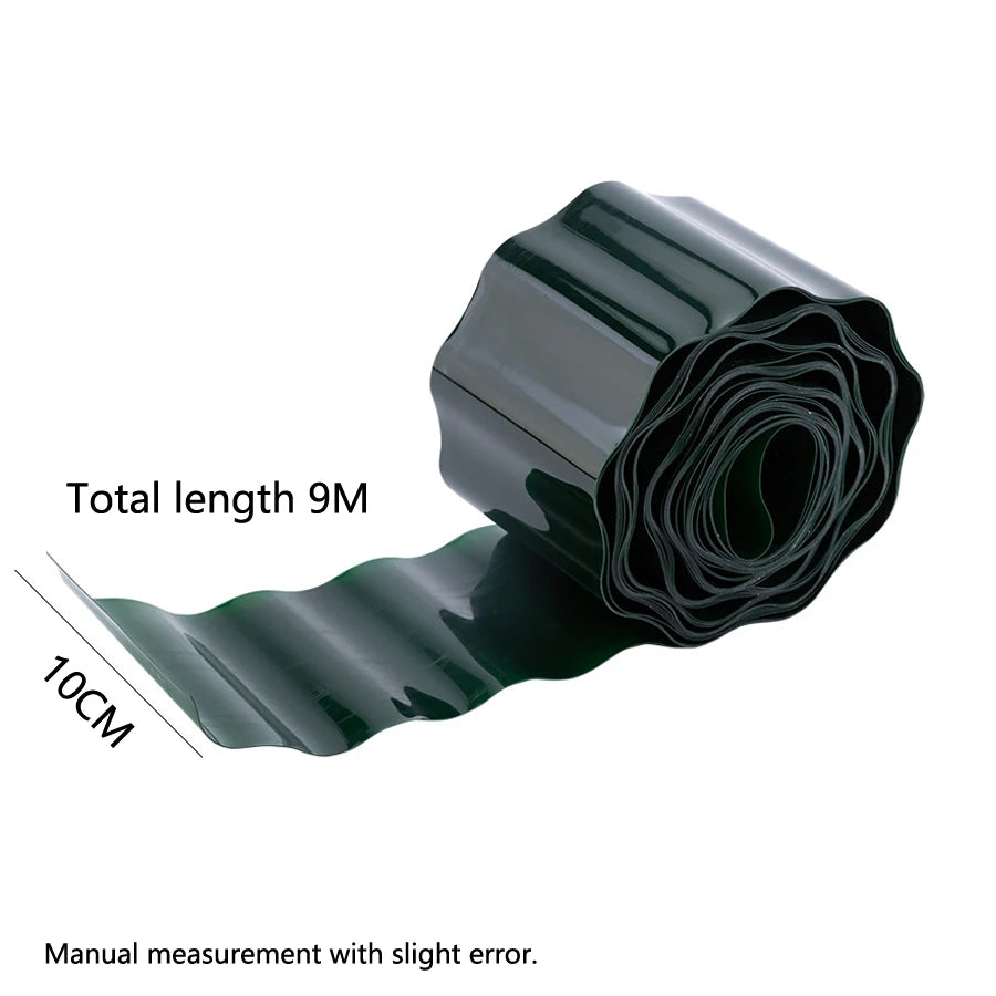 Landscape Edging Plastic Lawn Edging Corrugated Garden Edging Garden Edging Border for Lawn DIY Vegetable Flower Beds Deco
