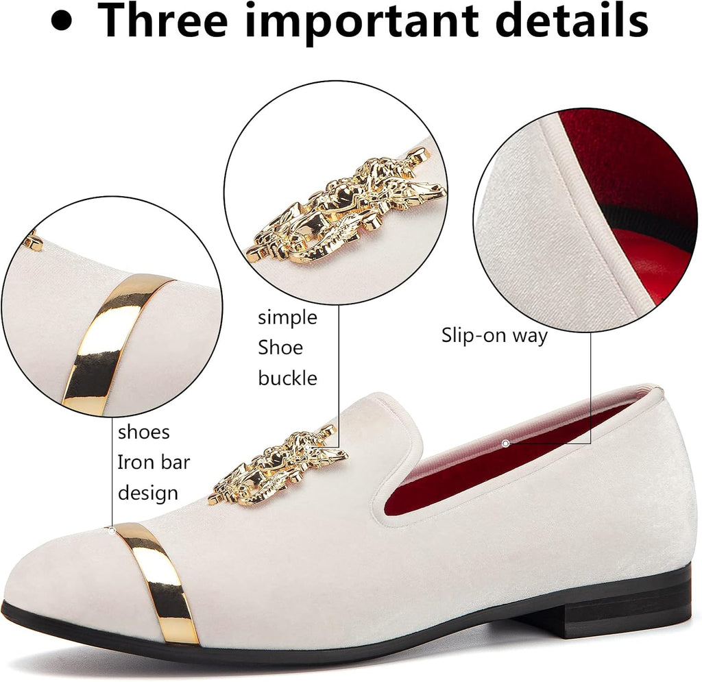 Men'S Fashion Classic Microfiber PU Leather Loafers and Weeding Dress Shoes for Men