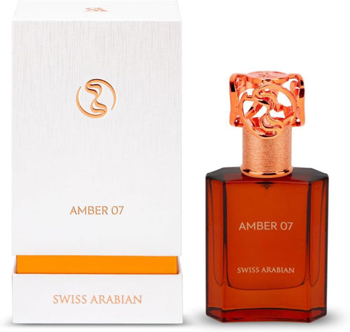 Amber 07 - Luxury Products from Dubai - Long Lasting, Addictive Personal EDP Spray Fragrance - Seductive Signature Aroma - 1.7 Oz