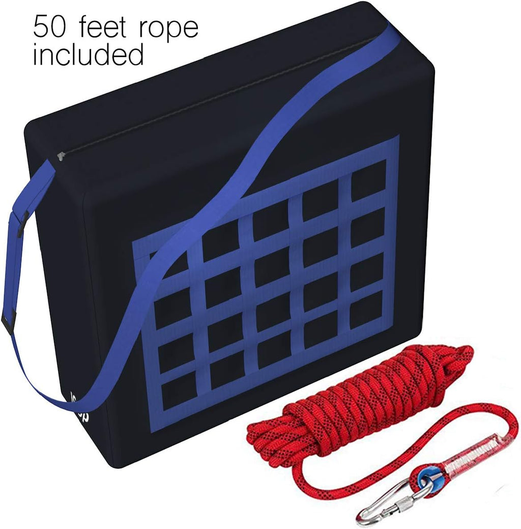 Fire Emergency Escape Bag for Pets up to 100 Pounds - Rope 50Ft Incl. - Safety Equipment Carrier - Rapid Rescue Bag for Pets Animals (Large 28"X21"X14") - Life-Saving Tool for Dogs, Cats - Rescue Sack