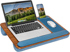 Home Office Pro Lap Desk - Espresso Blue, Fits 15.6” Laptops